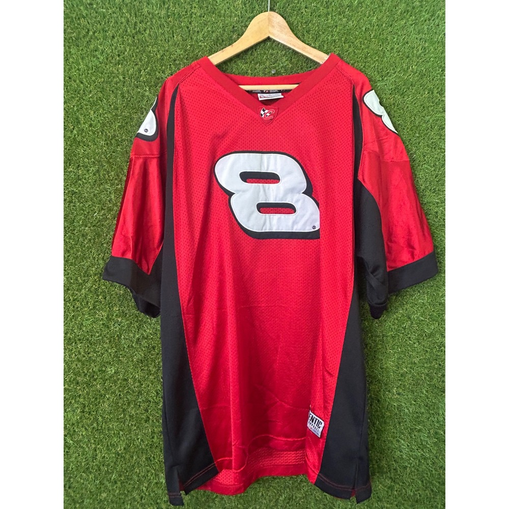 Chase Authentics NASCAR Dale Earnhardt Jr 8‎ Racing Jersey Red Black 2XL